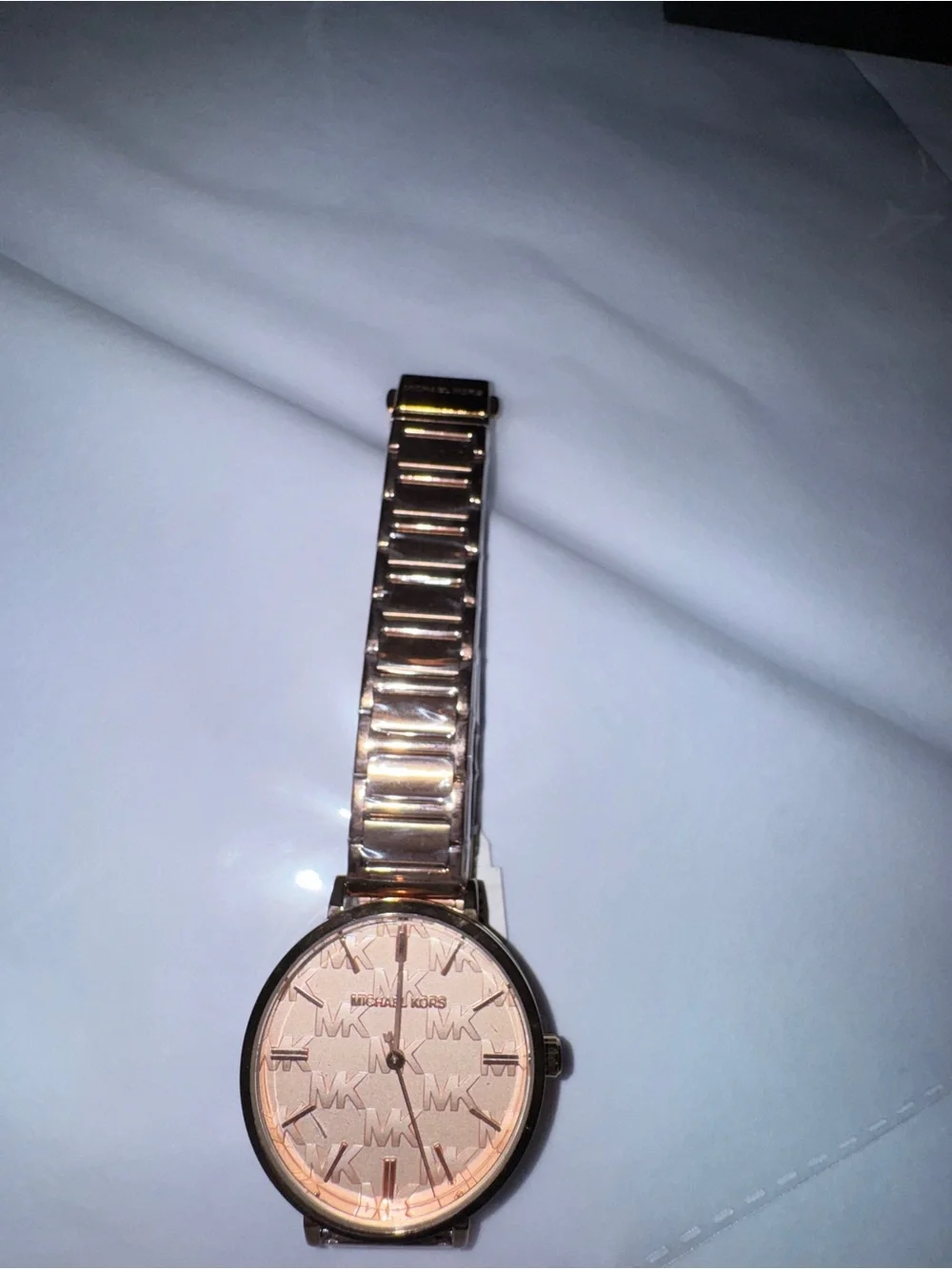 Michael Kors Addyson Rose Gold Logo Watch MK4713✨